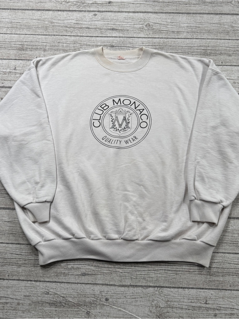 RARE 80s Club Monaco crewneck sweater